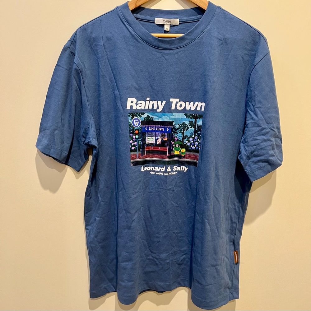 Line Friends Blue Graphic Tshirt